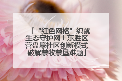 “红色网格”织就生态守护网！东胜区营盘壕社区创新模式破解禁牧禁垦难题