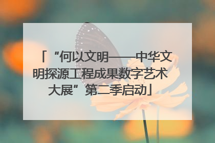 “何以文明——中华文明探源工程成果数字艺术大展”第二季启动