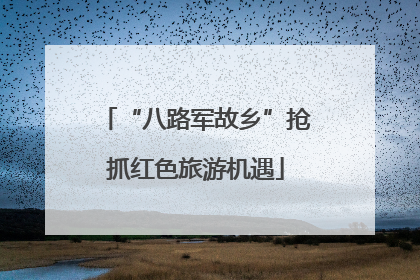 “八路军故乡”抢抓红色旅游机遇