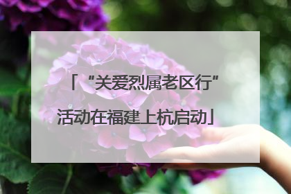 “关爱烈属老区行”活动在福建上杭启动