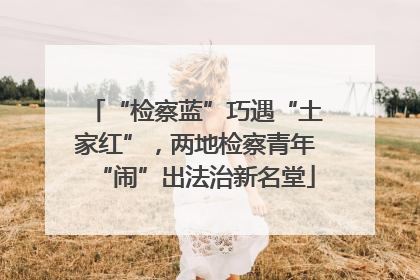 “检察蓝”巧遇“土家红”，两地检察青年“闹”出法治新名堂