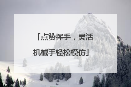 点赞挥手，灵活机械手轻松模仿
