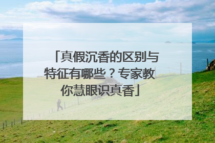 真假沉香的区别与特征有哪些？专家教你慧眼识真香