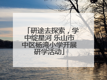 研途去探索，学中绽星河 乐山市中区杨湾小学开展研学活动