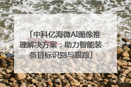 中科亿海微AI图像推理解决方案：助力智能装备目标识别与跟踪