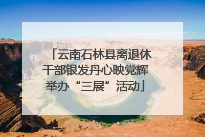 云南石林县离退休干部银发丹心映党辉举办“三展”活动