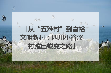 从“五难村”到富裕文明新村：四川小谷溪村蹚出蜕变之路