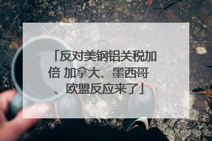 反对美钢铝关税加倍 加拿大、墨西哥、欧盟反应来了