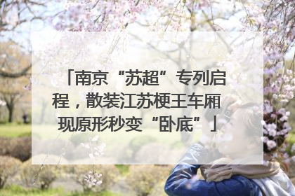 南京“苏超”专列启程，散装江苏梗王车厢现原形秒变“卧底”