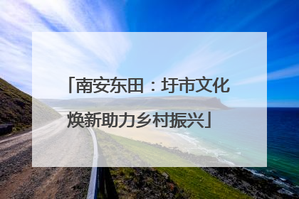 南安东田：圩市文化焕新助力乡村振兴