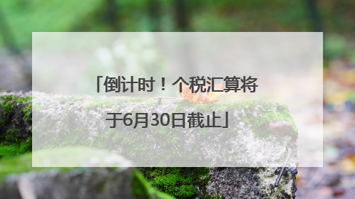 倒计时！个税汇算将于6月30日截止