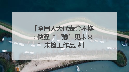 全国人大代表金不换：做强“‘豫’见未来”未检工作品牌