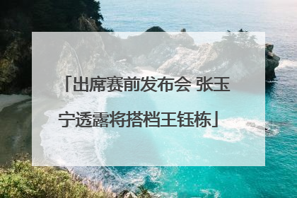 出席赛前发布会 张玉宁透露将搭档王钰栋