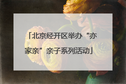 北京经开区举办“亦家亲”亲子系列活动