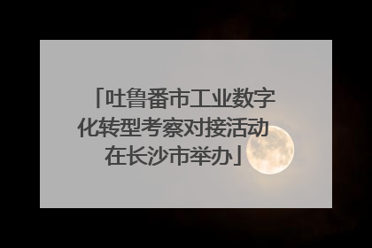 吐鲁番市工业数字化转型考察对接活动在长沙市举办