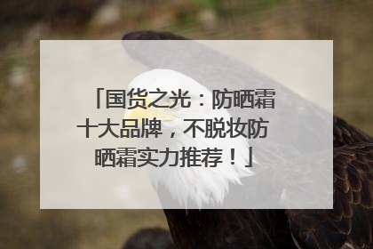 国货之光：防晒霜十大品牌，不脱妆防晒霜实力推荐！
