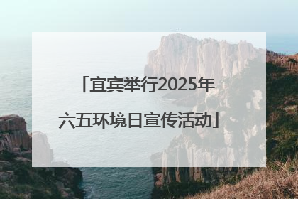 宜宾举行2025年六五环境日宣传活动