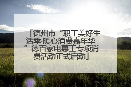 德州市“职工美好生活季·暖心消费嘉年华”德百家电惠工专项消费活动正式启动
