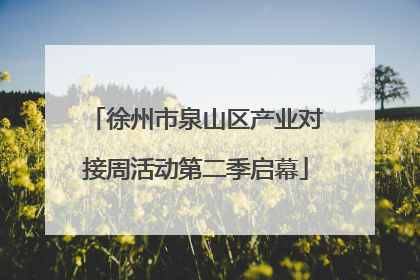 徐州市泉山区产业对接周活动第二季启幕