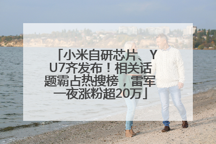 小米自研芯片、YU7齐发布！相关话题霸占热搜榜，雷军一夜涨粉超20万