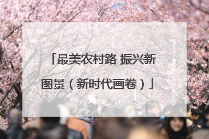 最美农村路 振兴新图景（新时代画卷）