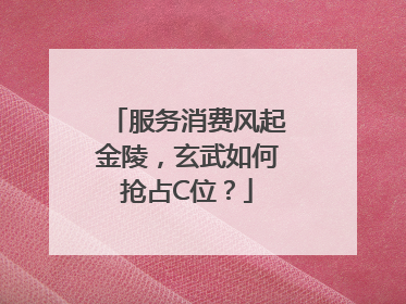 服务消费风起金陵，玄武如何抢占C位？