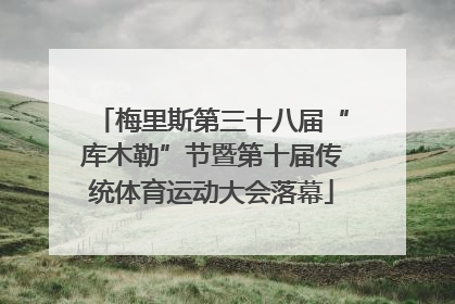 梅里斯第三十八届“库木勒”节暨第十届传统体育运动大会落幕