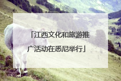 江西文化和旅游推广活动在悉尼举行