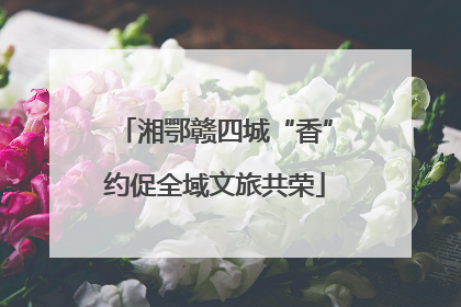 湘鄂赣四城“香”约促全域文旅共荣