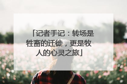 记者手记：转场是牲畜的迁徙，更是牧人的心灵之旅