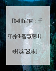 铜川宜君：千年养生智慧烹出时代新滋味