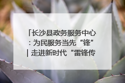长沙县政务服务中心：为民服务当先“锋”｜走进新时代“雷锋传人 长沙榜样”
