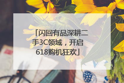 闪回有品深耕二手3C领域，开启618购机狂欢