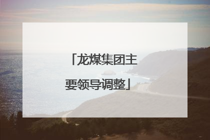 龙煤集团主要领导调整