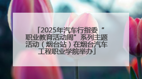 2025年汽车行指委“职业教育活动周”系列主题活动（烟台站）在烟台汽车工程职业学院举办