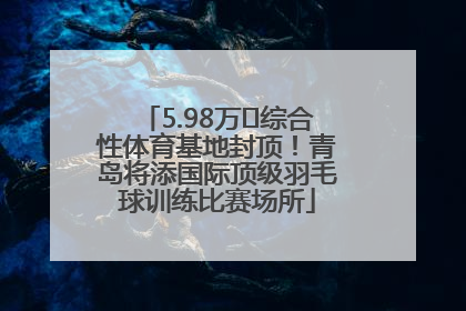 5.98万㎡综合性体育基地封顶！青岛将添国际顶级羽毛球训练比赛场所