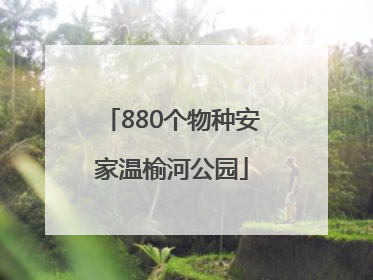 880个物种安家温榆河公园