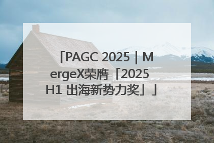 PAGC 2025｜MergeX荣膺「2025 H1 出海新势力奖」